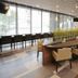 Dormy Inn Premium Hakata Canal City Mae Natural Hot Spring in Fukuoka lobby dining area with long communal table