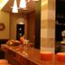 Alexandros Boutique Hotel, Náfplio bar with marble counter, pendant lights and espresso machine