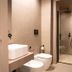 Didimos Town Hotel in Reggio Calabria bathroom with bidet, toilet and walk-in shower