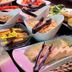 Campanile Nogent-Sur-Marne breakfast buffet with sandwiches, salads and pastries in Nogent-sur-Marne