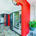 OYO Hotel Houston Southwest I-69 lobby with vending machines and potted plant in Houston