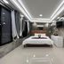 Mon Ing Dao in Mae Rim: modern guest room with bed, wall TV, and large windows
