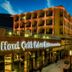 Çelik Palace Hotel Convention Center & Thermal Spa in Bursa, lit exterior with sign at night