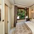 Zeynep Sultan Hotel Istanbul room with tufted bed and open window to greenery
