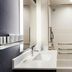 Residence Inn By Marriott New York Jfk Airport in Queens bathroom with walk-in shower and vanity