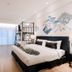 Sabai Mansion Pool & Spa in Krabi guest room with bed, TV, loft-style bunk and balcony doors