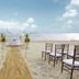 Samba Vallarta in Nuevo Vallarta: beach wedding aisle with chairs facing the ocean