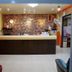 Chongkhao Resort reception desk in Ko Phi Phi with patterned wall and lobby entrance
