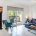 Artemis Cynthia Complex in Paphos living room with sofa, coffee table, balcony door and outdoor seating