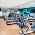 Holiday Inn Express & Suites Talladega gym with treadmills, ellipticals and mirrored wall
