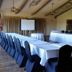 Ridgemark Golf Club And Resort in Hollister meeting room with U-shaped tables, projector screen, and chairs