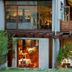 Hotel Rio Bidasoa in Hondarribia with terrace dining and garden-view seating