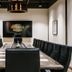Hard Rock Hotel & Casino Sioux City boardroom with long conference table and black chairs
