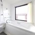 Hotel Mare Takata, Maizuru: bright bathroom with deep soaking tub, shower and window view to balcony