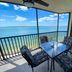 Resort Harbour Properties in Fort Myers: oceanfront balcony with table, chairs and water views