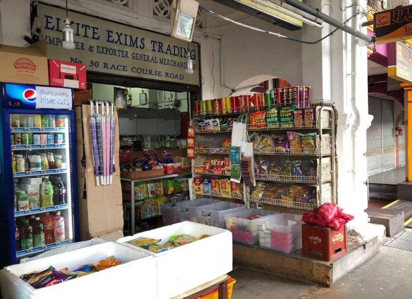 Vintage Inn Boutique Capsule @ Little India entrance beside convenience shop in Singapore