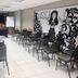 Citi Hotel Residence Caruaru meeting room in Caruaru with rows of chairs and wall mural