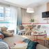 Résidence Pierre & Vacances Premium Haguna in Biarritz: bright suite with dining area, sofa, TV and bedroom