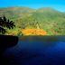 Hakone Ginyu in Hakone with an infinity pool overlooking green mountains and blue sky