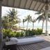 Kuiburi Hotel & Resort in Prachuap Khiri Khan: beachfront terrace with loungers and ocean view