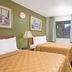 Travelodge by Wyndham Sacramento / Rancho Cordova guest room with two beds, window and dresser in Sacramento