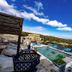 Le Palais d'Aglaé, Hôtel de Charme in Gordes: outdoor pool with loungers and valley views