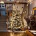 The Churchill Court in Woodstock: decorated lobby with staircase and Christmas tree