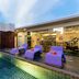 Citadines Sukhumvit 11 Bangkok rooftop pool with purple loungers and fitness room, Bangkok