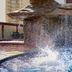 Golden Dolphin Supreme in Caldas Novas: outdoor pool with rock waterfall feature and splashing water
