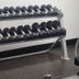 Baymont by Wyndham Midland Airport gym with dumbbells on a rack in Midland