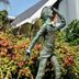 Serendipity Country House & Restaurant in Wilderness, bronze statue in a lush garden