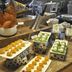 Wuxi Idea Garden Hotel in Wuxi buffet dessert display with assorted pastries and sweets on mirrored counter