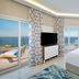 Hilton Hurghada Plaza in Hurghada room with sea view, balcony, and floor-to-ceiling windows
