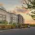 Courtyard by Marriott Pittsburgh Airport Settlers Ridge in Pittsburgh, exterior at sunset