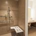 Accessible shower with bench at Element Ontario Rancho Cucamonga in Ontario