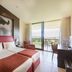 Hotel Mas Solà in Santa Coloma de Farners guest room with balcony and countryside view