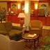 Holiday Inn Express Milwaukee N-Brown Deer/Mequon lobby seating area in Brown Deer with lamps and carpet