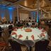 Courtyard by Marriott Kansas City East/Blue Springs banquet hall with round tables set for an event in Blue Springs