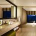 Harrah's Resort Southern California bathroom with soaking tub and adjacent bedroom in Valley Center