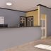 La Bonita Inn & Suites - Mccamey lobby front desk with check-in counter and light blue walls