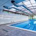 Park Hotel Arbanassi indoor pool in Arbanasi with glass enclosure and skylit ceiling