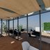 abba Sevilla rooftop lounge with city views and floor-to-ceiling windows in Seville