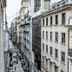 Che Juan Hostel Ba in Buenos Aires overlooking a narrow city street lined with tall buildings
