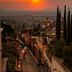 Casa Schuck Boutique Hotel in San Miguel de Allende with sunset city and mountain views
