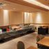 Breakfast buffet area at Apa Hotel Yamaguchi Hofu in Hōfu with food stations and seating