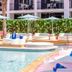 Ibiza Rocks Hotel in Sant Antoni de Portmany with a poolside lounge area and curved daybeds
