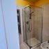 L'Affittacamere di Venezia bathroom with glass shower enclosure and bidet in Venice