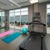 Fairfield Inn & Suites by Marriott Harrisburg International Airport fitness room with treadmill, mats and exercise balls in Middletown