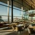Grand Park Hotel Rovinj by Maistra Collection in Rovinj: glass-walled restaurant with sea views