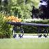 Bofors Hotel in Karlskoga with a decorative bench in a landscaped garden